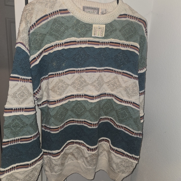 COOGI Men's Multicolor Crewneck Sweater